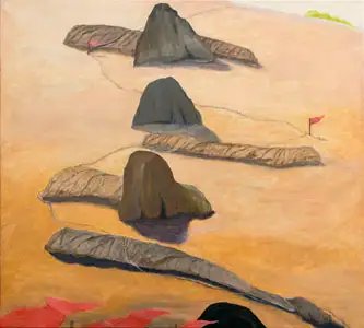 Uitzicht op woestijnpad, 2013-14