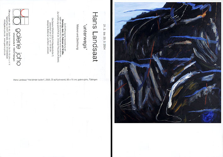 Uitnodiging Galerie joho (2004)