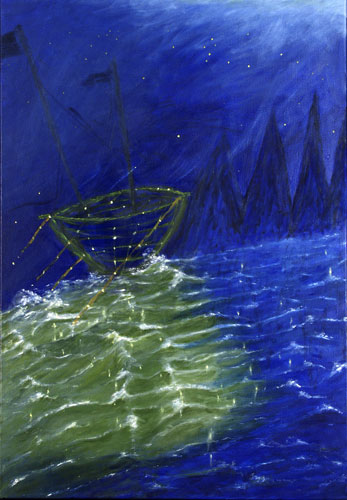 De zee, de nacht, de bergen, de boot, 2003
