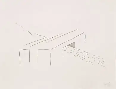 Geen titel, potlood en krijt (2005)