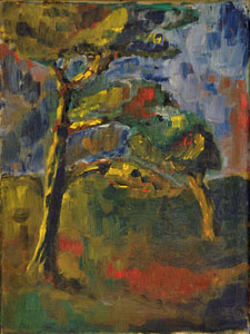 Landschap-met-bomen, 1952